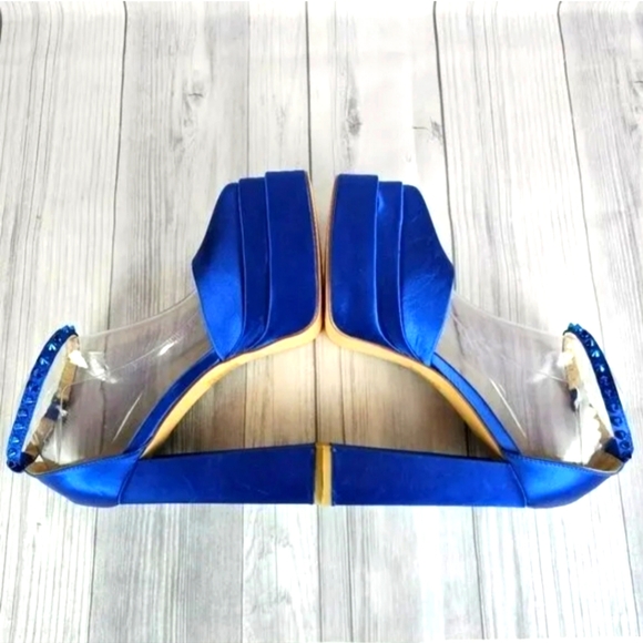 Azalea Wang Blue Platform Heels - Picture 2 of 6